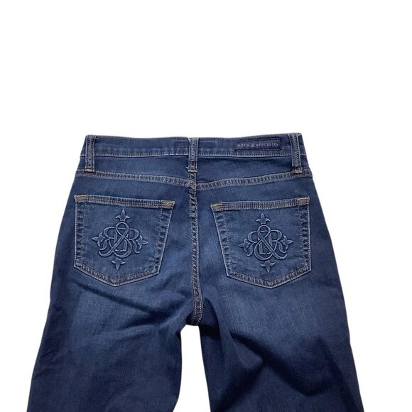 Rock & Republic Kasandra Bootcut Low Rise Blue Jeans Women's Size 4M - Picture 4 of 10